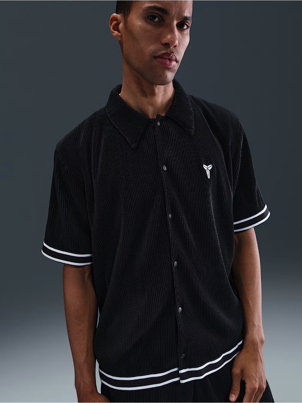 Nike Kobe Men's Pleated Short-Sleeve Basketball Top NWT